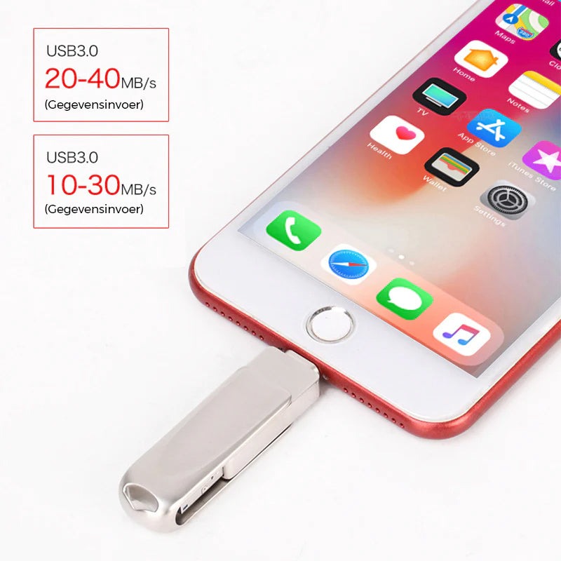 Clés USB 3 EN 1 – ذاكرة واحدة لكل أجهزتك !
