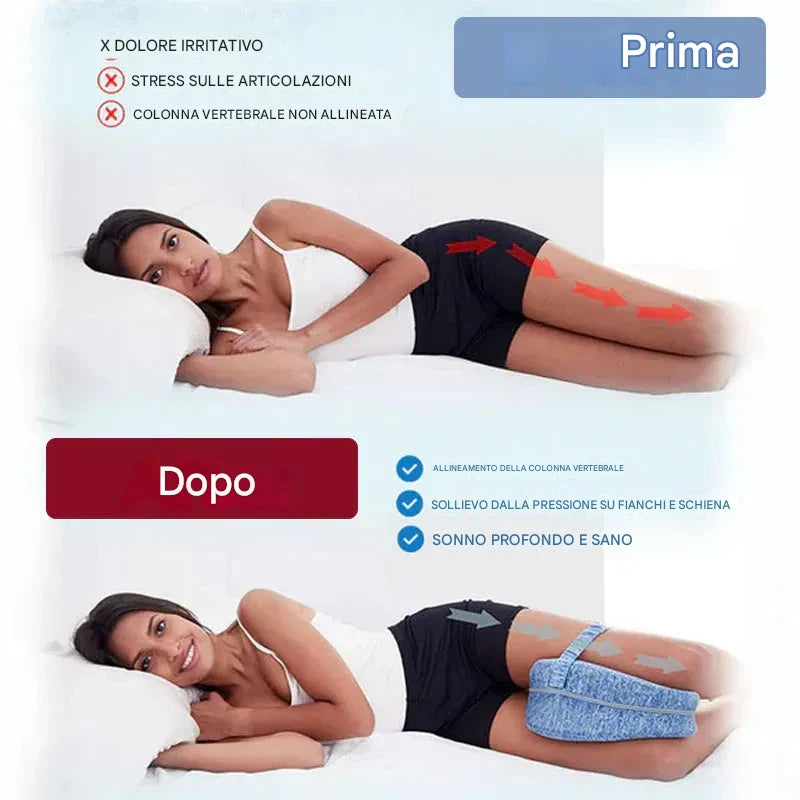 DreamLeg™ – Cuscino Ortopedico per Ginocchia con Schiuma Memory