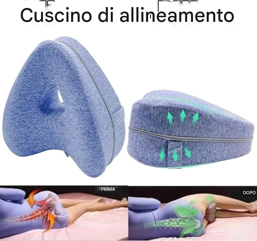 DreamLeg™ – Cuscino Ortopedico per Ginocchia con Schiuma Memory