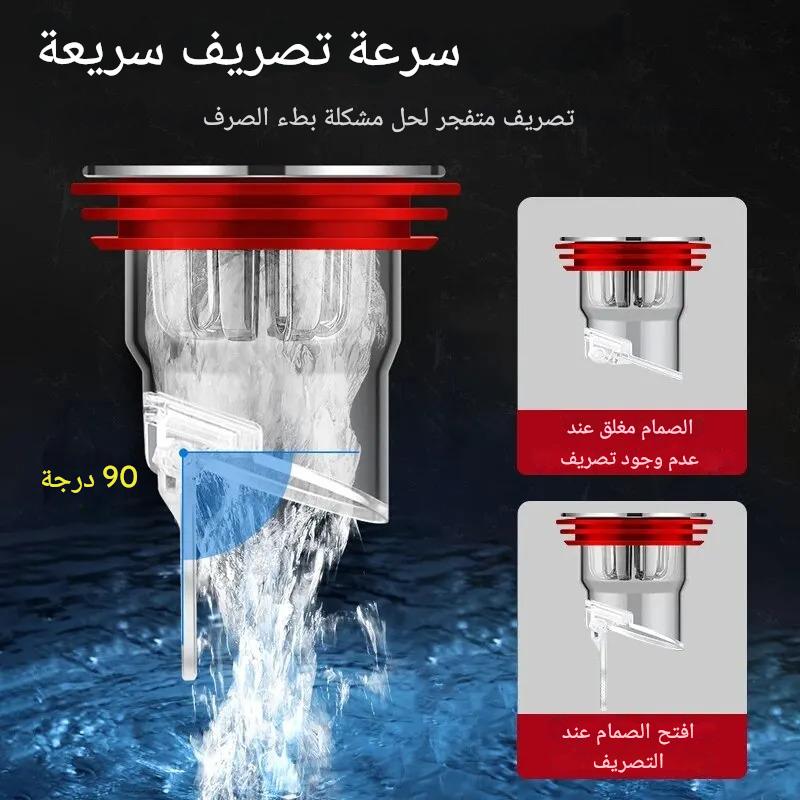 DrainGuard™ – للحماية من الروائح والانسدادات