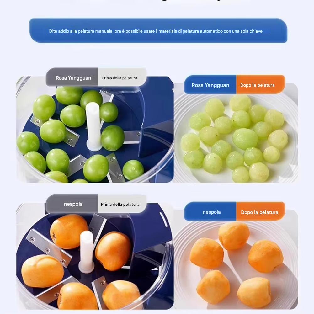 PeelPro™ – Macchina automatica per tagliare la frutta, facile e veloce