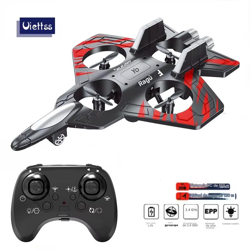 SkyRider™ – Avión RC 2.4G con acrobacias y luces LED