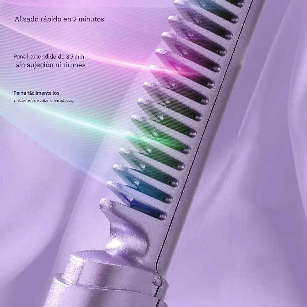 LissiPro™ – Cepillo alisador portátil 2 en 1 para un peinado rápido y sin esfuerzo