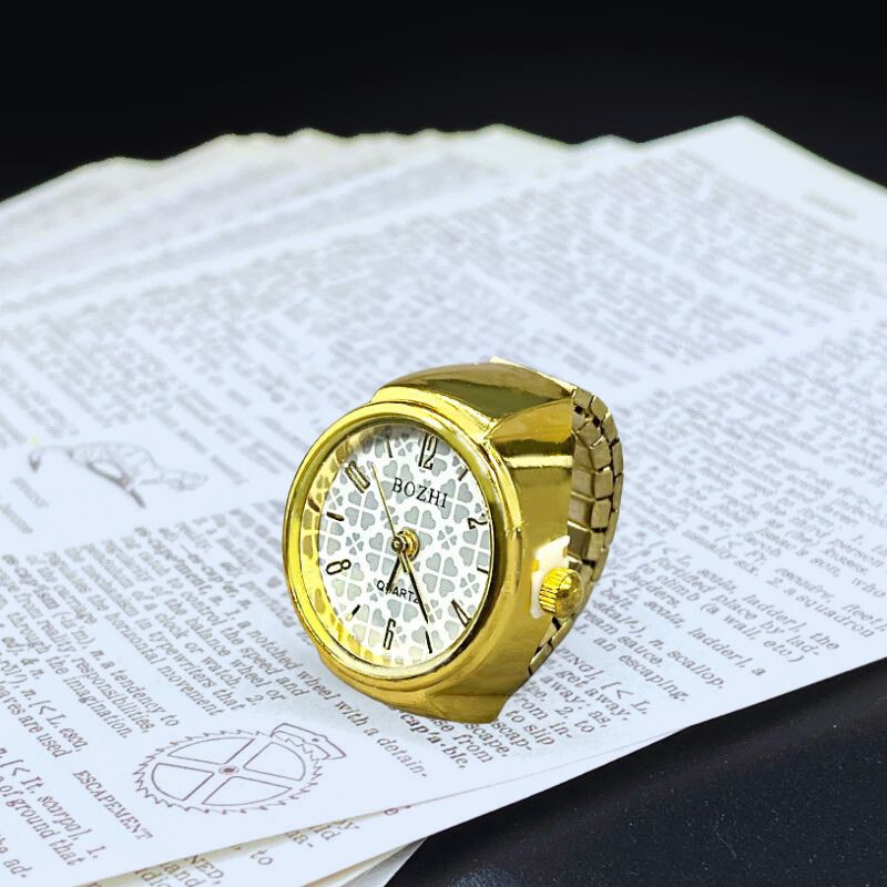 Bague Montre - Élégante, Unique, Intemporelle