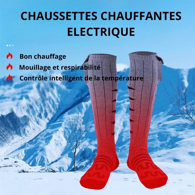WarmStep - Chaussettes Chauffantes Confort Ultimes