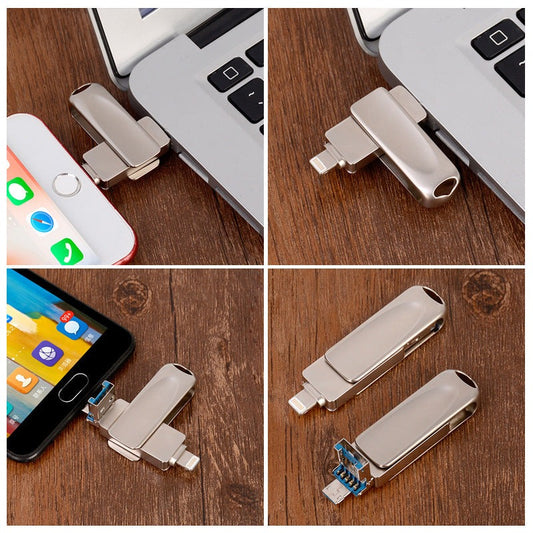 Clés USB 3 EN 1 – ذاكرة واحدة لكل أجهزتك !
