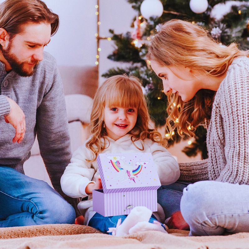 Boite à Bijoux Fille avec parents