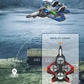SkyRider™ – Avión RC 2.4G con acrobacias y luces LED